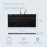 KEYBOARD WRL COMPACT BREAK/BLACK RGOSBUSWLBL R-GO TOOLS