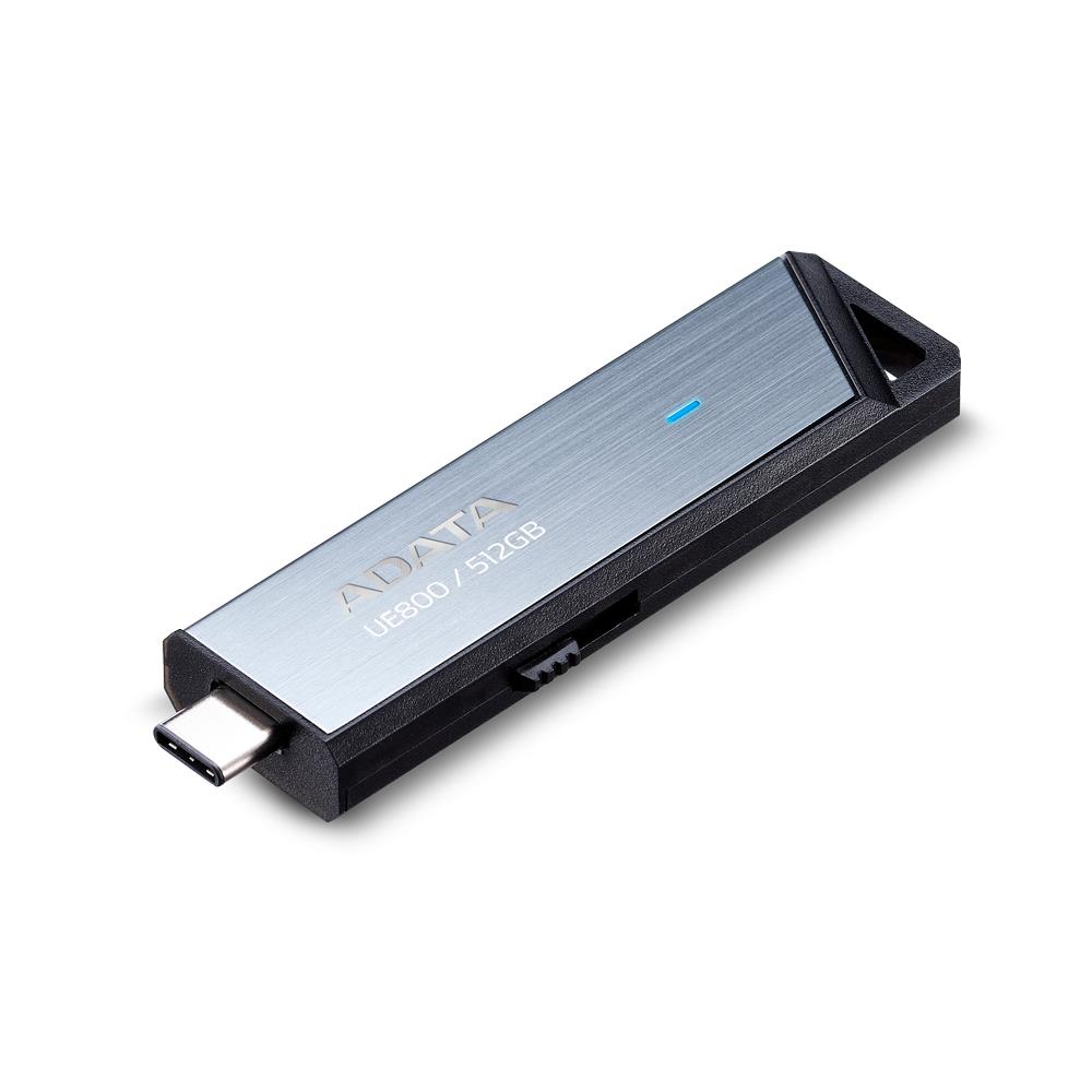 1b913e01-8eb6-4e7a-b80a-ed20fc6b3e01 MEMORY DRIVE FLASH USB-C 512GB/SILV AELI-UE800-512G-CSG ADATA