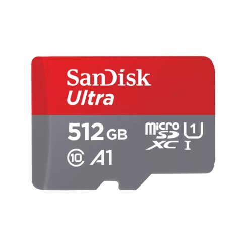 SanDisk Ultra microSDXC 512GB UHS-I kortelė su SD adapteriu
