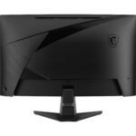 Monitorius MSI MAG27CQ6F, vaizdas iš šono su išlenktu ekranu