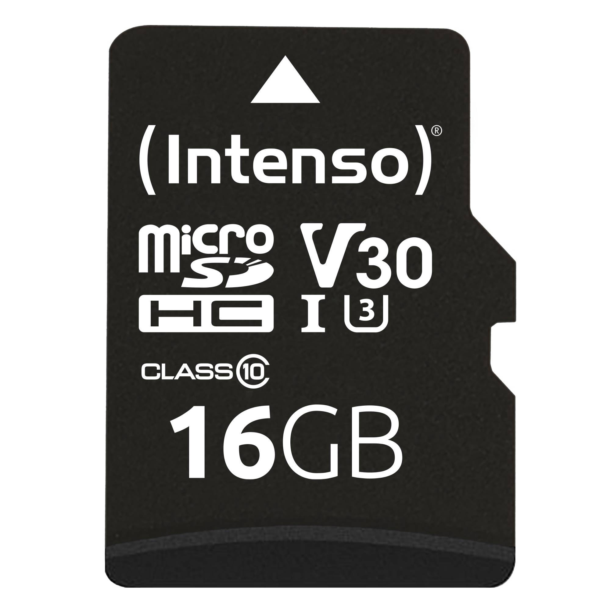 1d2c680a-1b44-435f-b207-82088227fbde Micro SDHC atminties kortelė 16GB C10 su adapteriu