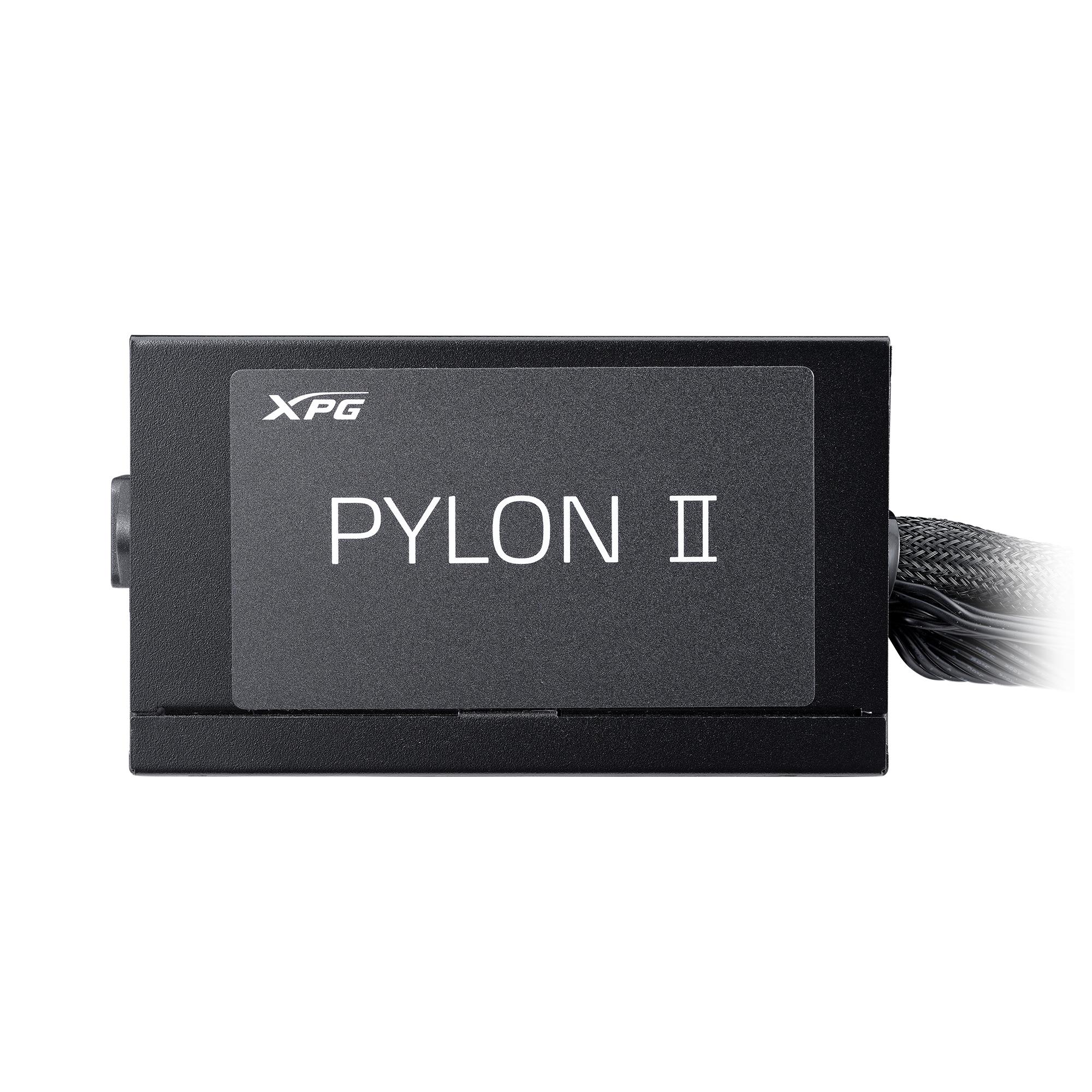 1d5244f0-475e-4723-9de7-0e99f7bd7630 Power Supply ADATA XPG PYLON II ATX 3.1 650 Watts Efficiency 80 PLUS BRONZE MTBF 100000 hours PYLON650IIB-BKCEU