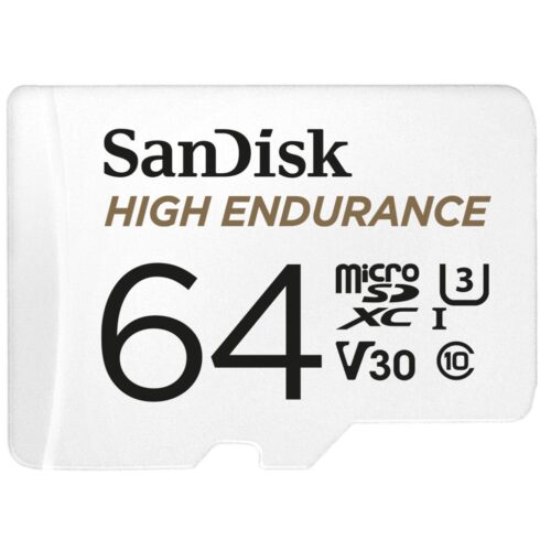 SanDisk 64GB microSDXC UHS-3 kortelė, modelis SDSQQNR-064G-GN6IA