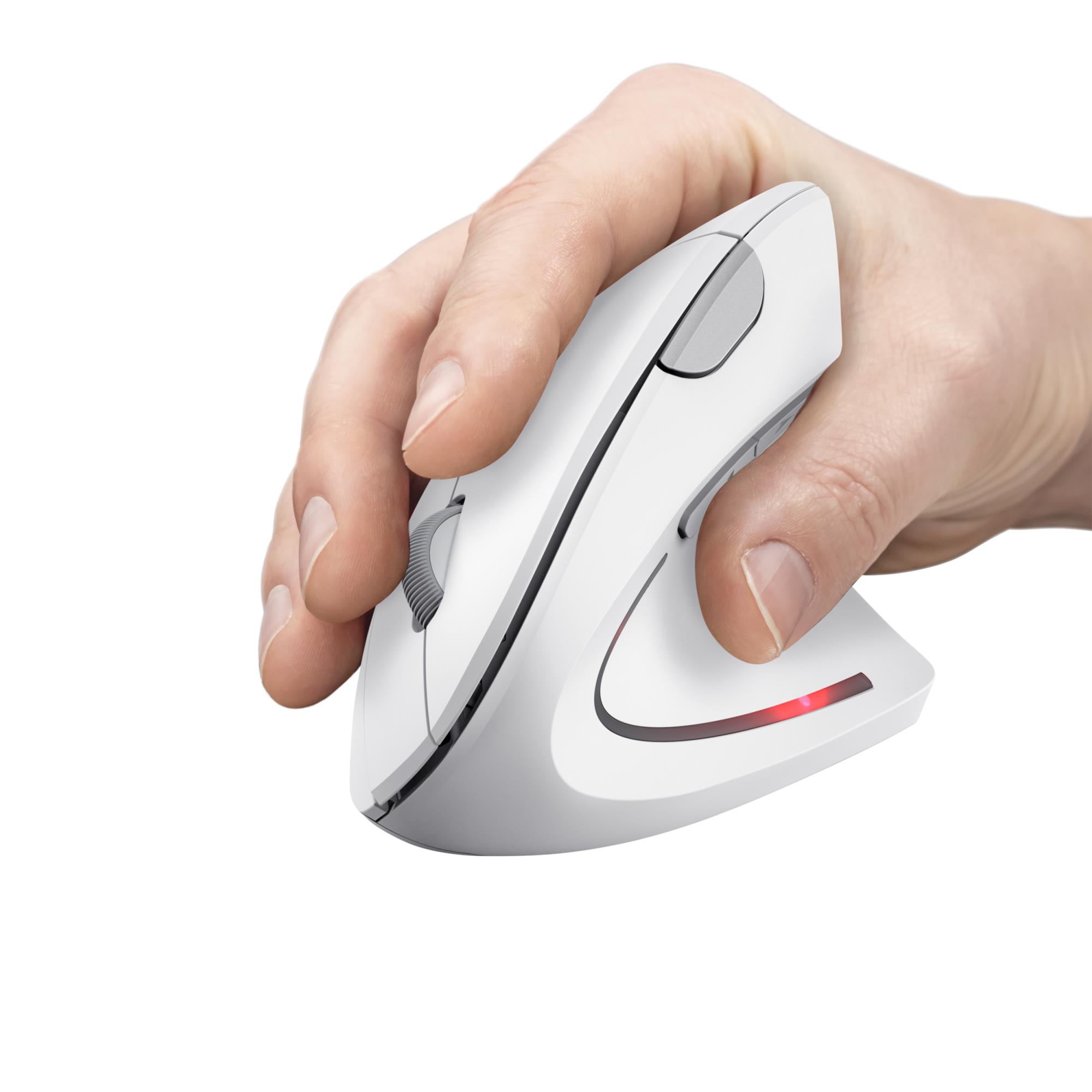 1e88b06c-6244-4da1-a831-ab52c975e69f MOUSE USB OPTICAL WRL VERTO/ERGONOMIC WHITE 25132 TRUST