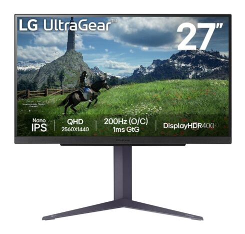LG 27" monitoris su IPS paneliu, 2560x1440 rezoliucija
