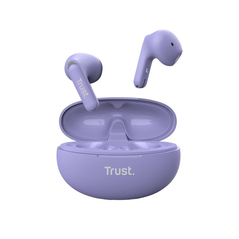 1f7942d7-927c-4ae8-8da6-ad439219e7ad HEADSET EARPHONES YAVI BT ENC/PURPLE 25299 TRUST