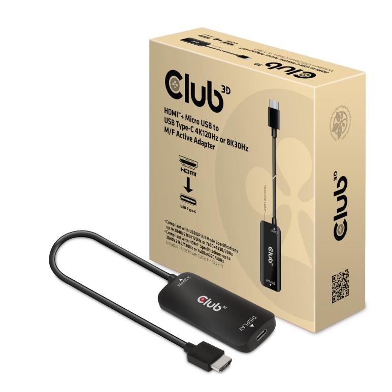 2107b5d2-0bb9-4ff7-8770-6a6194e0b0e2-2 USB-C adapteris su HDMI ir Micro USB, palaiko 4K120Hz