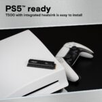 SSD CRUCIAL T500 1TB M.2 PCIe Gen4 NVMe 3D NAND Write speed 6800 MBytes/sec Read speed 7300 MBytes/sec TBW 600 TB CT1000T500SSD5