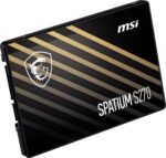 SSD MSI SPATIUM S270 480GB SATA 3D NAND Write speed 450 MBytes/sec Read speed 500 MBytes/sec 2,5" TBW 250 TB MTBF 2000000 hours S78-440E350-P83
