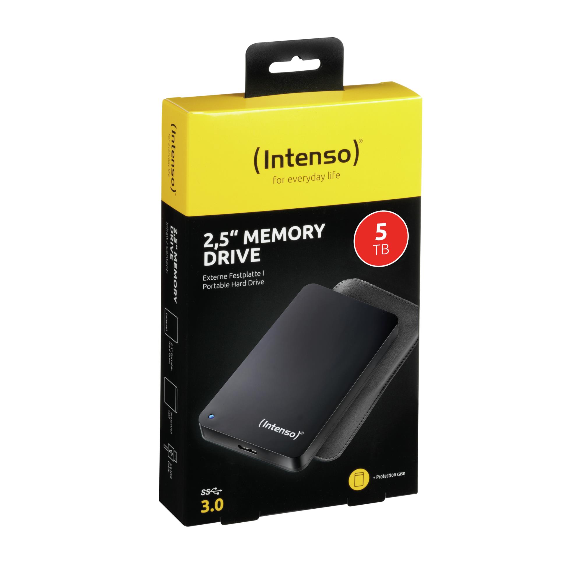 22d84187-24d9-4f60-8187-e38615df1029 External HDD INTENSO 6023513 5TB USB 3.0 Colour Black 6023513