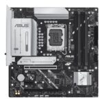 Mainboard ASUS Intel B860 Express LGA1851 Micro-ATX Memory DDR5 Memory slots 4 1xPCI-Express 4.0 1x 1xPCI-Express 4.0 16x 1xPCI-Express 5.0 16x 2xM.2 1xHDMI 1xDisplayPort 7xUSB 2.0 1xUSB-C 1xUSB-C w/Thunderbolt 1xOptical S/PDIF 1xRJ45 3xAudio port PRIMEB860M-AWIFI