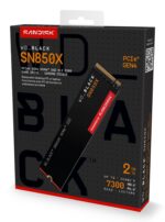 SSD WESTERN DIGITAL Black SN850X 2TB M.2 PCIE NVMe Write speed 6600 MBytes/sec Read speed 7300 MBytes/sec 2.38mm TBW 1200 TB WDS200T2X0E