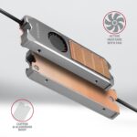 SSD ACC COOLER M.2 COPPER FAN/CLR-M2FAN AXAGON