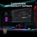 Pelė HyperX Pulsefire Haste 2, balta, matoma iš šono
