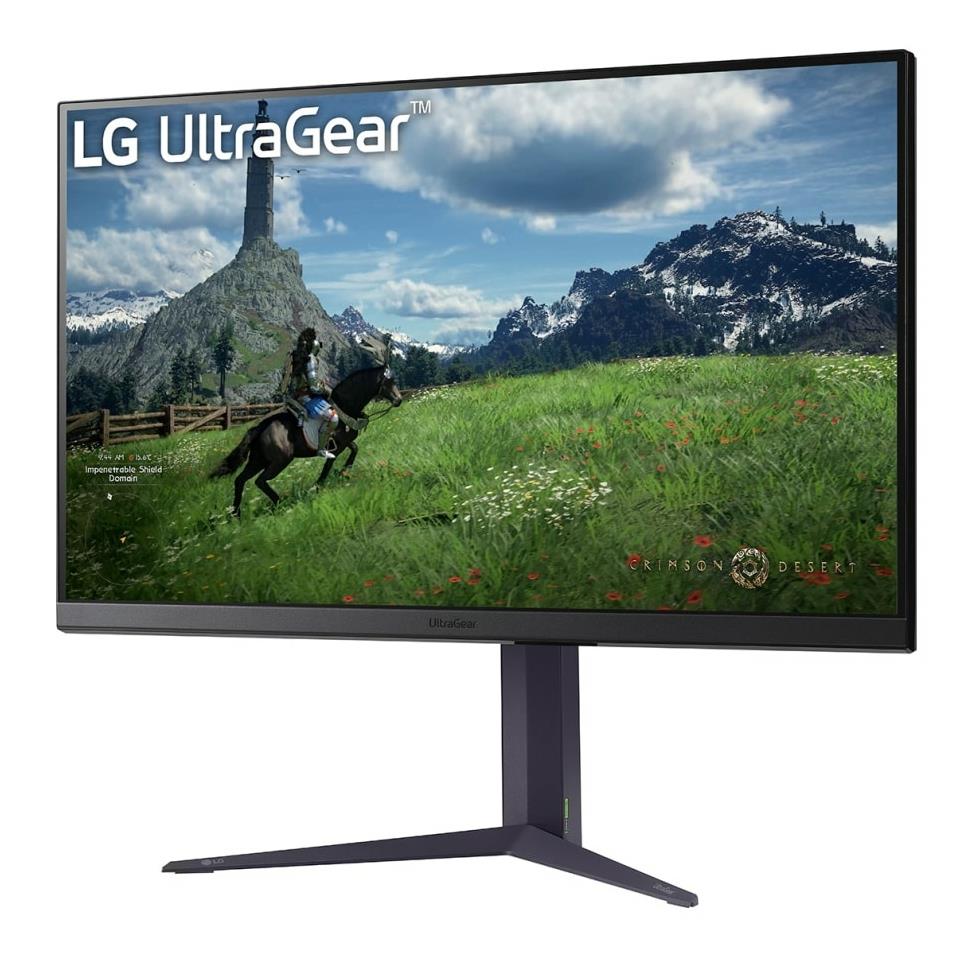 244ac49b-761b-4688-a0b8-18f4958459e7 LCD Monitor LG 31.5" Panel IPS 2560x1440 16:9 180Hz 1 ms Pivot Height adjustable Tilt Colour Black 32GS85Q-B
