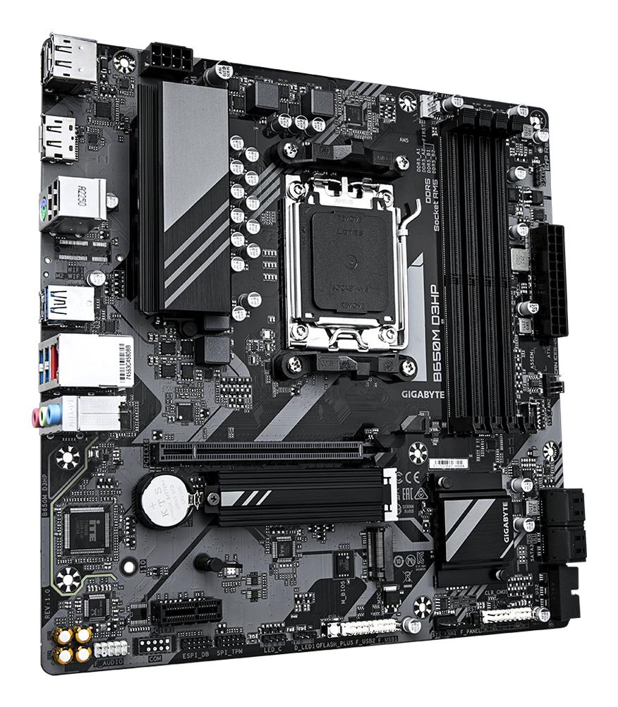 24528bd0-502c-4fbb-9ee8-a4f6fada359e Mainboard GIGABYTE AMD B650 SAM5 Micro-ATX Memory DDR5 Memory slots 4 B650MD3HP1.3