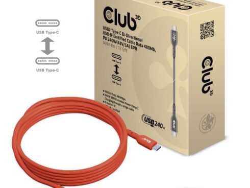 CABLE USB-C TO USB-C 4M/M/M CAC-1515 CLUB3D