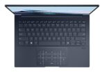 Nešiojamas kompiuteris ASUS ZenBook 14 OLED UX3405CA-PZ217W, šoninis vaizdas su jutikliniu ekranu