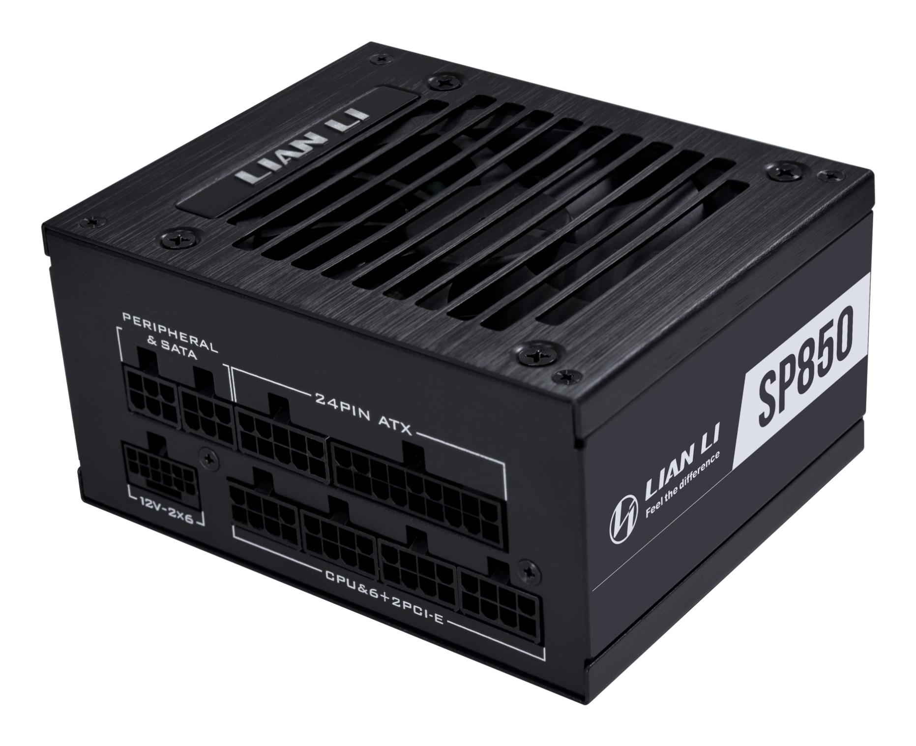 24e9bf1f-9562-4a85-9fec-ebc20a535e8b Power Supply LIAN LI SP0850 SFX 850 Watts Efficiency 80 PLUS GOLD PFC Active G9P.SP0850G.B000.EU