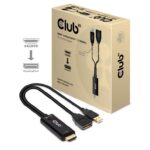 HDMI į DisplayPort aktyvus adapteris CAC-1331, 4K 60Hz
