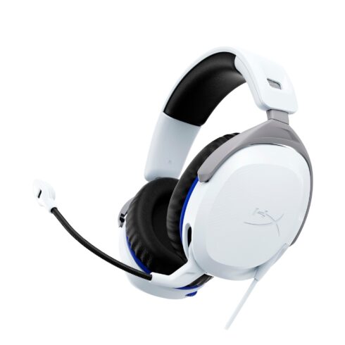 Ausinės HyperX CloudX Stinger 2, baltos ir mėlynos spalvos