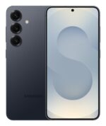 Galaxy S25 mobilusis telefonas, šoninis vaizdas su mygtukais ir jungtimis
