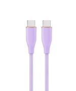USB-C laidas 1,5 m, violetinis, su Power Delivery