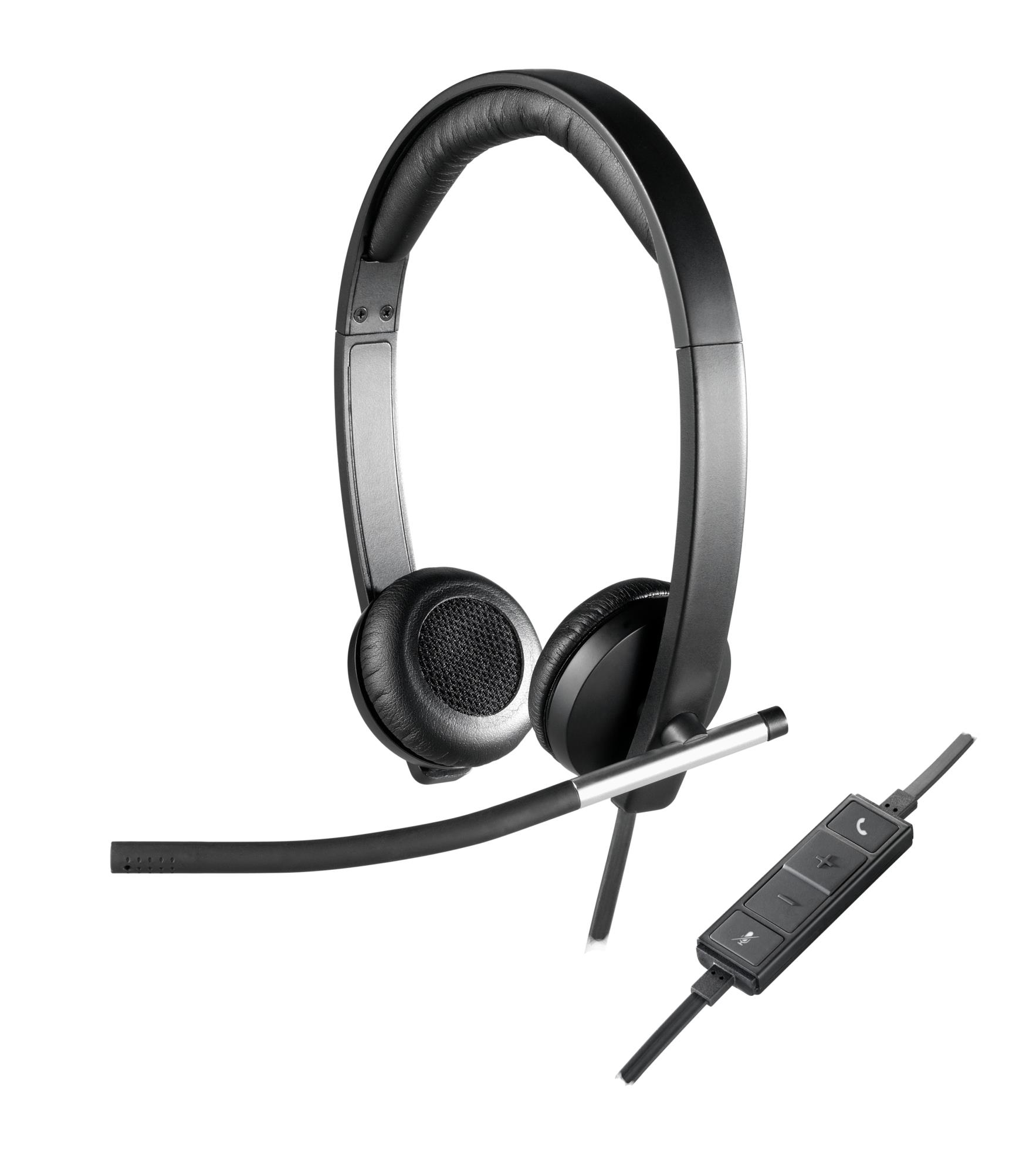 26ab3d36-1cc5-400d-b50a-5a1b4cd0062f Ausinės Logitech H650E su USB jungtimi