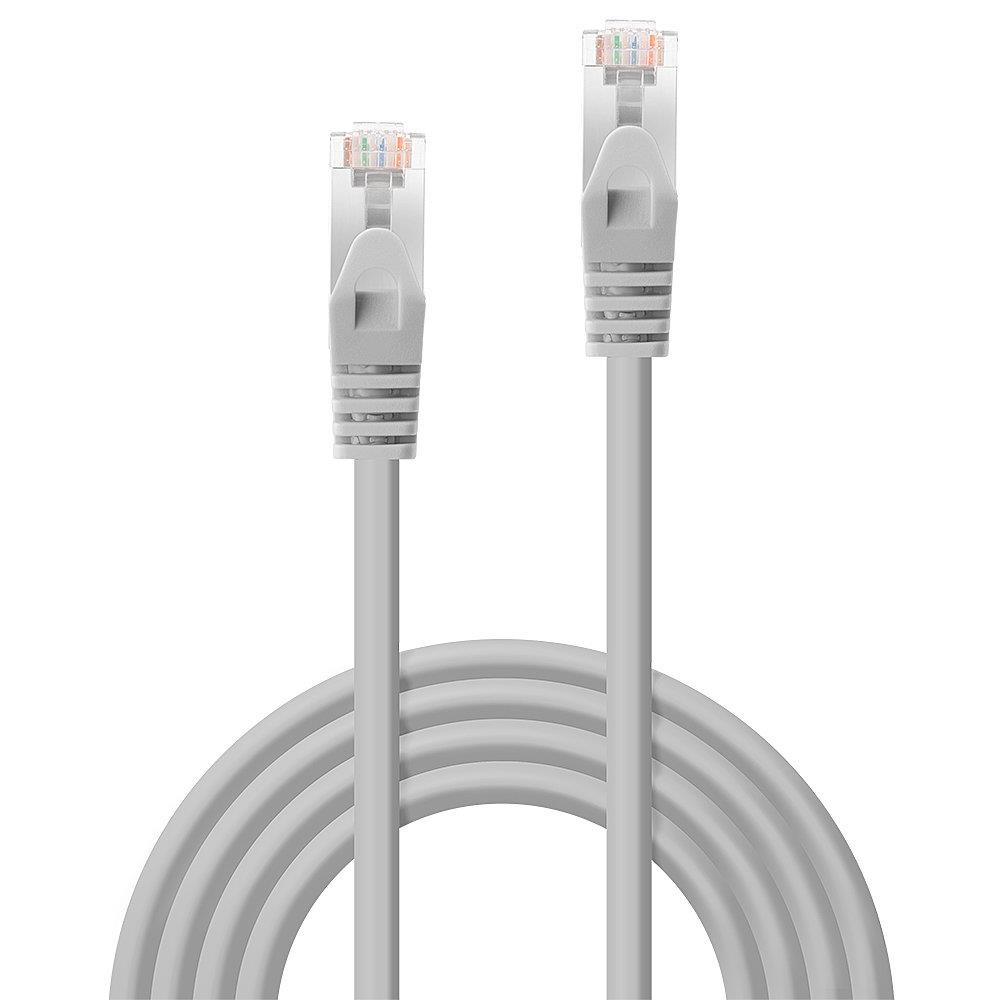 2778c2f9-434f-4705-ba34-fc5210acf639 Cat5e F/UTP tinklo kabelis 0.5m, pilkas, RJ45 jungtis