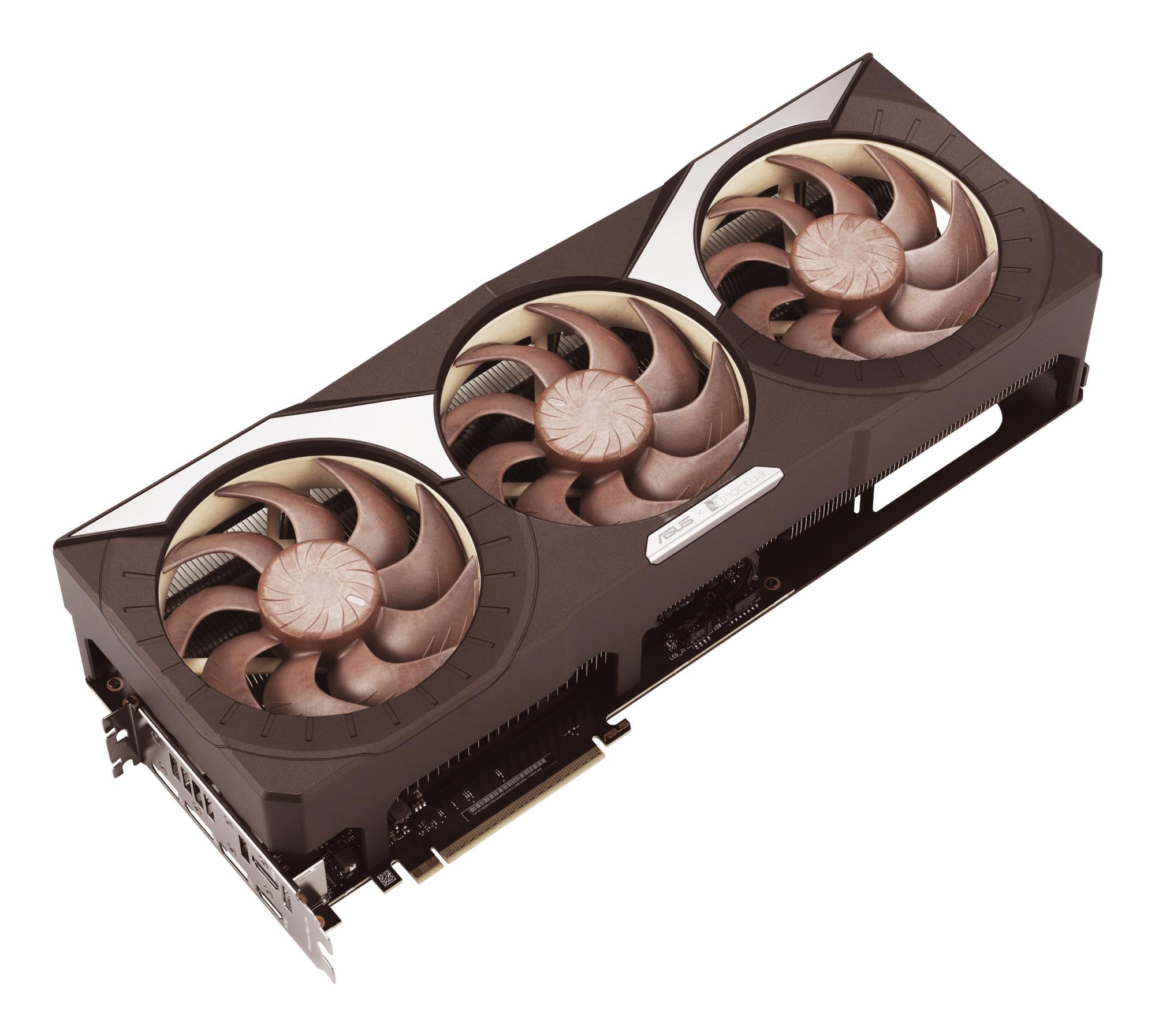 277b674c-2160-491f-a344-6434095c6b24 Vaizdo plokštė ASUS NVIDIA GeForce RTX 5080 su atmintimi 16 GB GDDR7, šoninis vaizdas