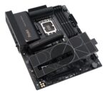 Motininė plokštė ASUS PROART Z890-CREATOR WIFI, vaizdas iš šono su jungčių išdėstymu