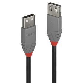 27e825d0-0937-45ce-933c-d344888d2e96 USB 2.0 Type A 2m pratęsimo laidas, Anthra linija