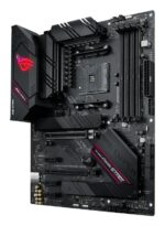Mainboard ASUS AMD B550 SAM4 ATX Memory DDR4 Memory slots 4 3xPCI-Express 3.0 1x 1xPCI-Express 3.0 4x 1xPCI-Express 4.0 16x 2xM.2 1xHDMI 1xDisplayPort 2xAudio-In 3xAudio-Out 2xUSB 2.0 5xUSB 3.2 1xUSB type C 1xOptical S/PDIF 1xRJ45 2xRF-Out STRIXB550-FGAMWIFIII
