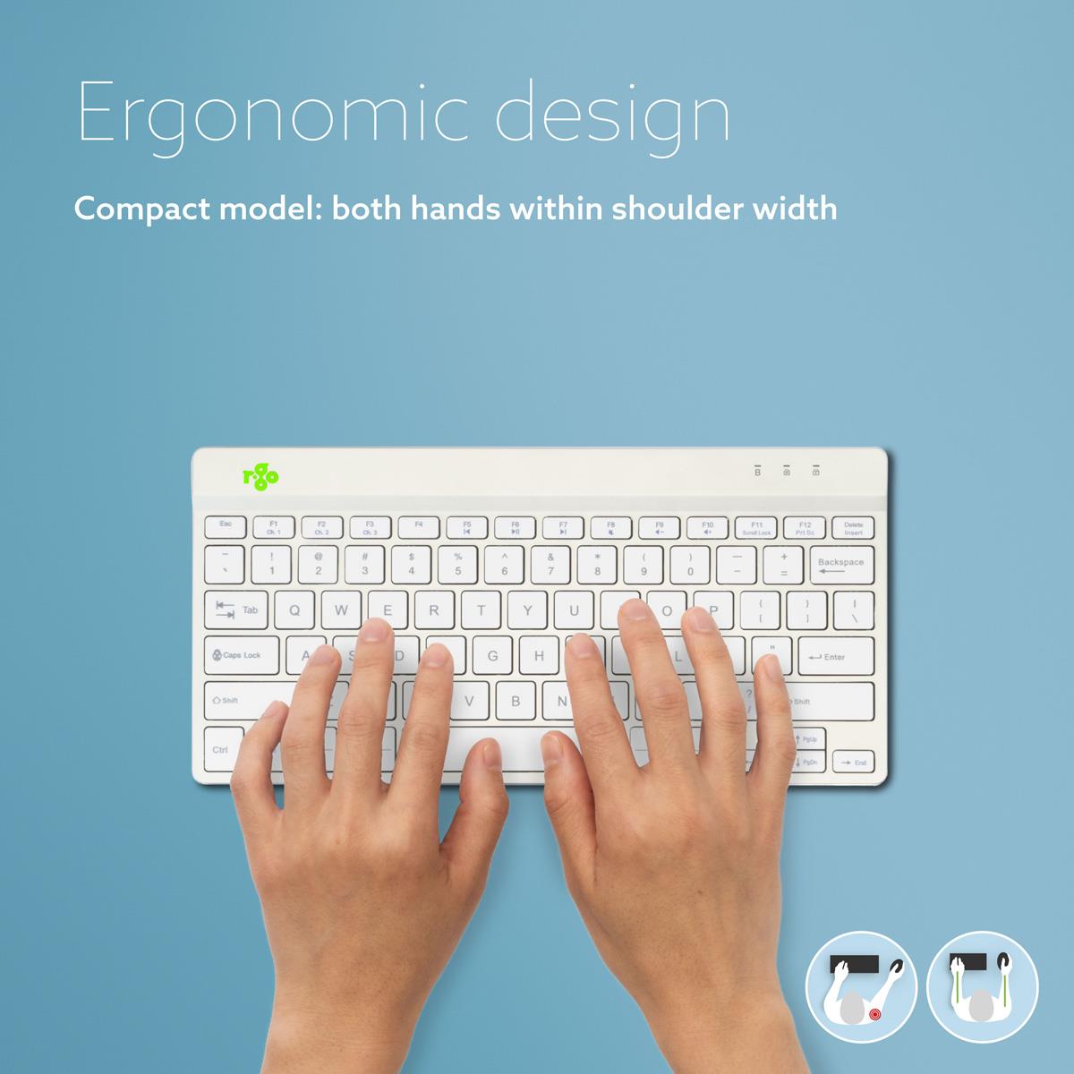 28ab398f-4a30-4e06-a7b6-43cf7c255145 KEYBOARD WRL COMPACT BREAK/WHITE RGOCOUSWLWH R-GO TOOLS