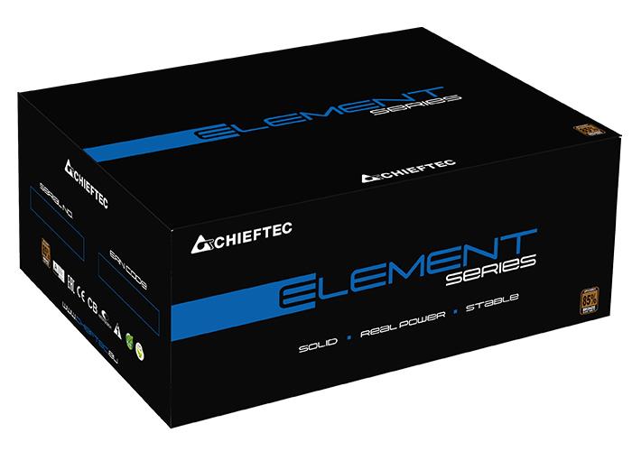 28de610c-9ebc-405f-8886-da99c9665d92 Power Supply CHIEFTEC 600 Watts Efficiency 80 PLUS BRONZE PFC Active ELP-600S