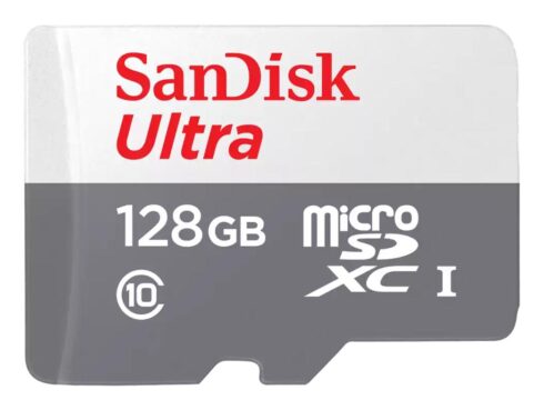 SanDisk microSDXC 128GB UHS-I kortelė, 100MB/s greitis