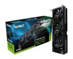 Vaizdo plokštė PALIT NVIDIA GeForce RTX 5070 su trimis aušinimo ventiliatoriais