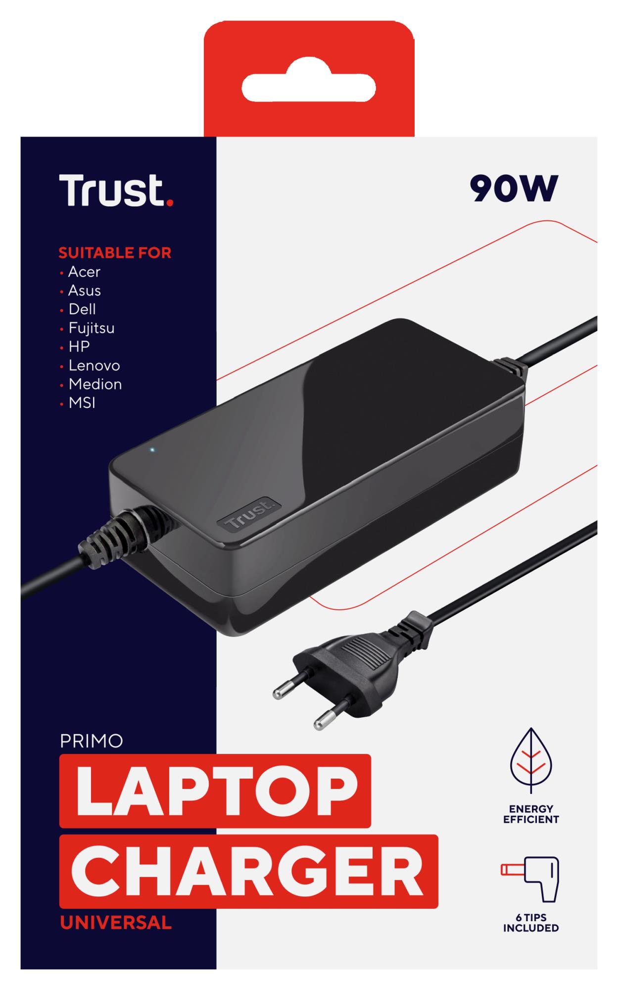 2d2ea1f9-226e-40a0-8fe2-b8c7e02027b1 NB ACC AC ADAPTER 90W PRIMO/BLACK 22142 TRUST