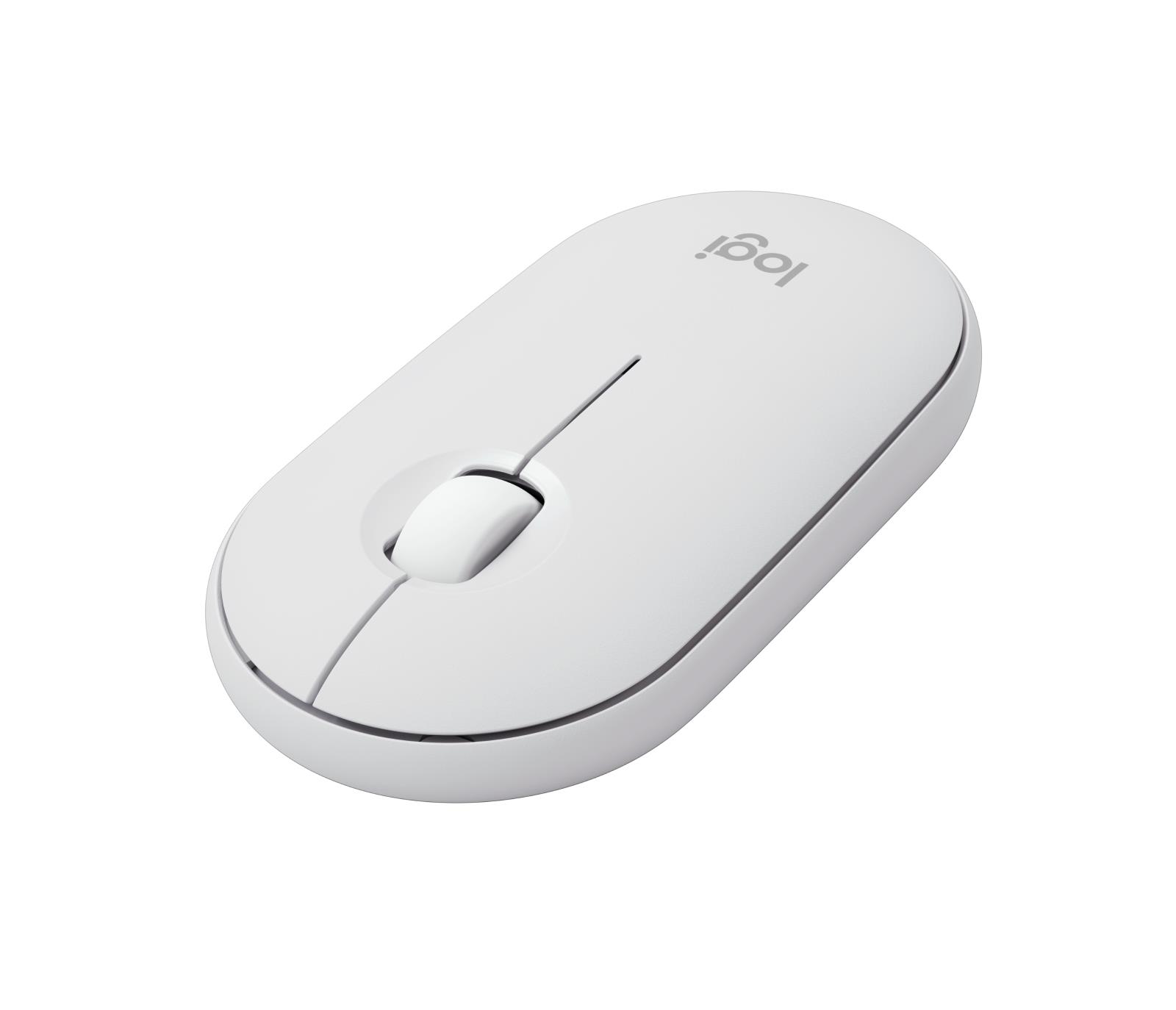 2da527ea-6f25-4291-98db-004f0a4dc398 Pelė Logitech M350S, balta, šoninis vaizdas su mygtukais
