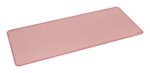 Pelės kilimėlis Logitech Studio/Dark Rose, matomas iš viršaus, su anti-slip pagrindu