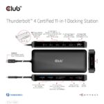 NB ACC DOCKING STATION 11IN1/THUNDERBOLT CSV-1581 CLUB3D