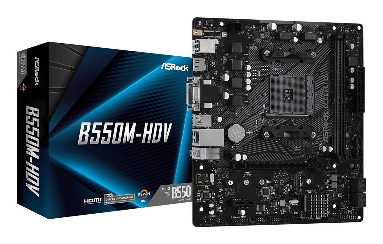 30bf4f5c-622e-44e6-a938-73d48c505ce9 ASROCK B550M-HDV MicroATX motininė plokštė su DDR4 ir PCI-Express 4.0