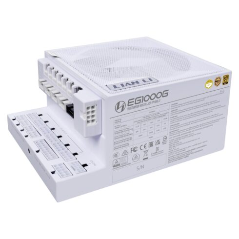 Maitinimo blokas LIAN LI EDGE GOLD 1000 su 1000 W ir 80 PLUS GOLD efektyvumu