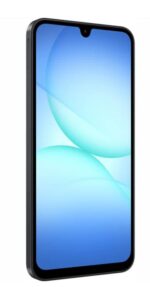 Samsung Galaxy A17 4G, juodas, matomas iš šono