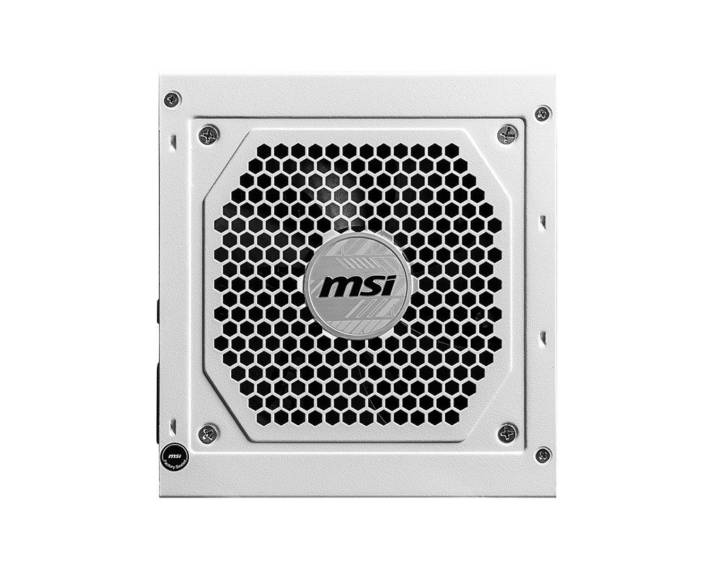 33d42b51-162b-4bde-844c-c35c2e6d0e29 Maitinimo blokas MSI 850W, baltas, su PCIe 5.0 jungtimi