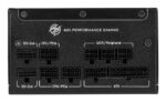Maitinimo blokas MSI MPG A1000GS PCIE5, šoninis vaizdas su jungtimis