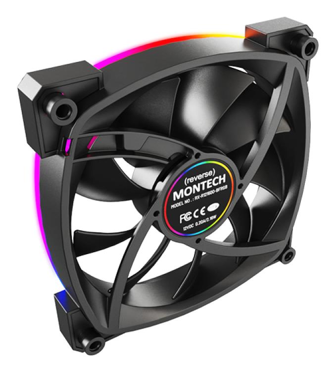 355b4246-3d3e-4ebb-807e-a775f96ebd52 CASE FAN 120MM/RX120 PWM BLACK MONTECH