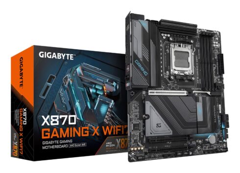 GIGABYTE X870 GAMING X WIFI7 su DDR5 atmintimi ir 4 atminties lizdais