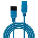 CABLE POWER IEC EXTENSION 3M/BLUE 30122 LINDY