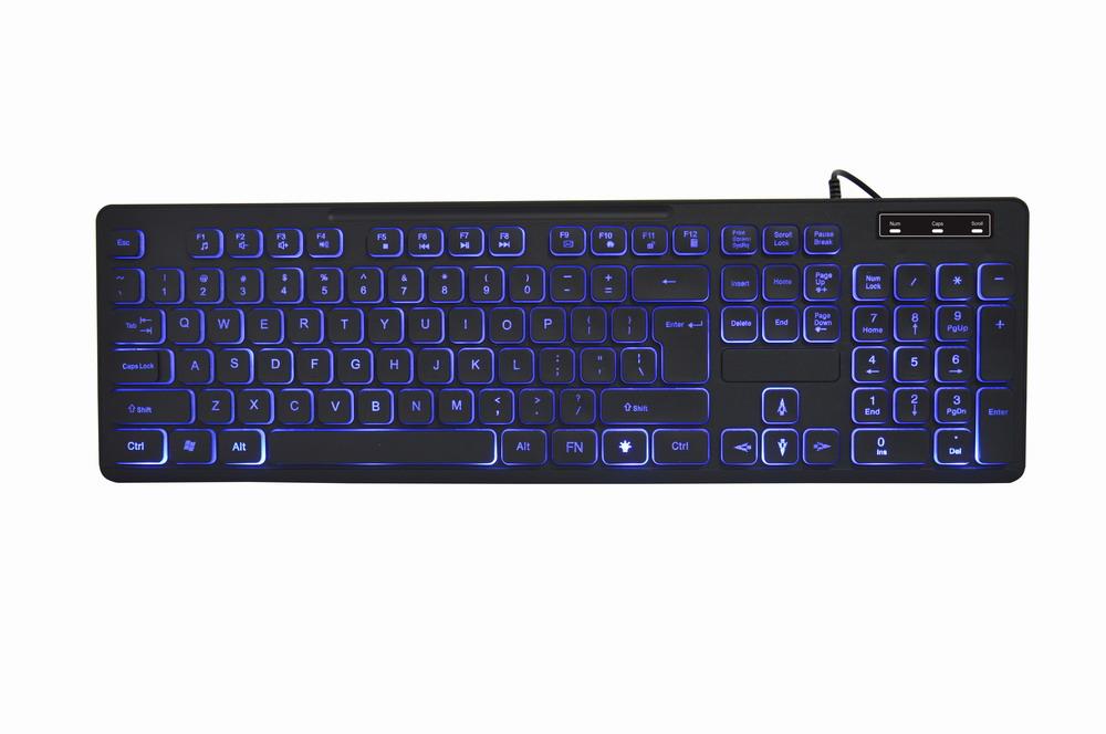 36da9cd1-27df-4952-bf48-381eca831d4c Klaviatūra GEMBIRD KB-UML3-02 su USB ir 3 spalvų apšvietimu